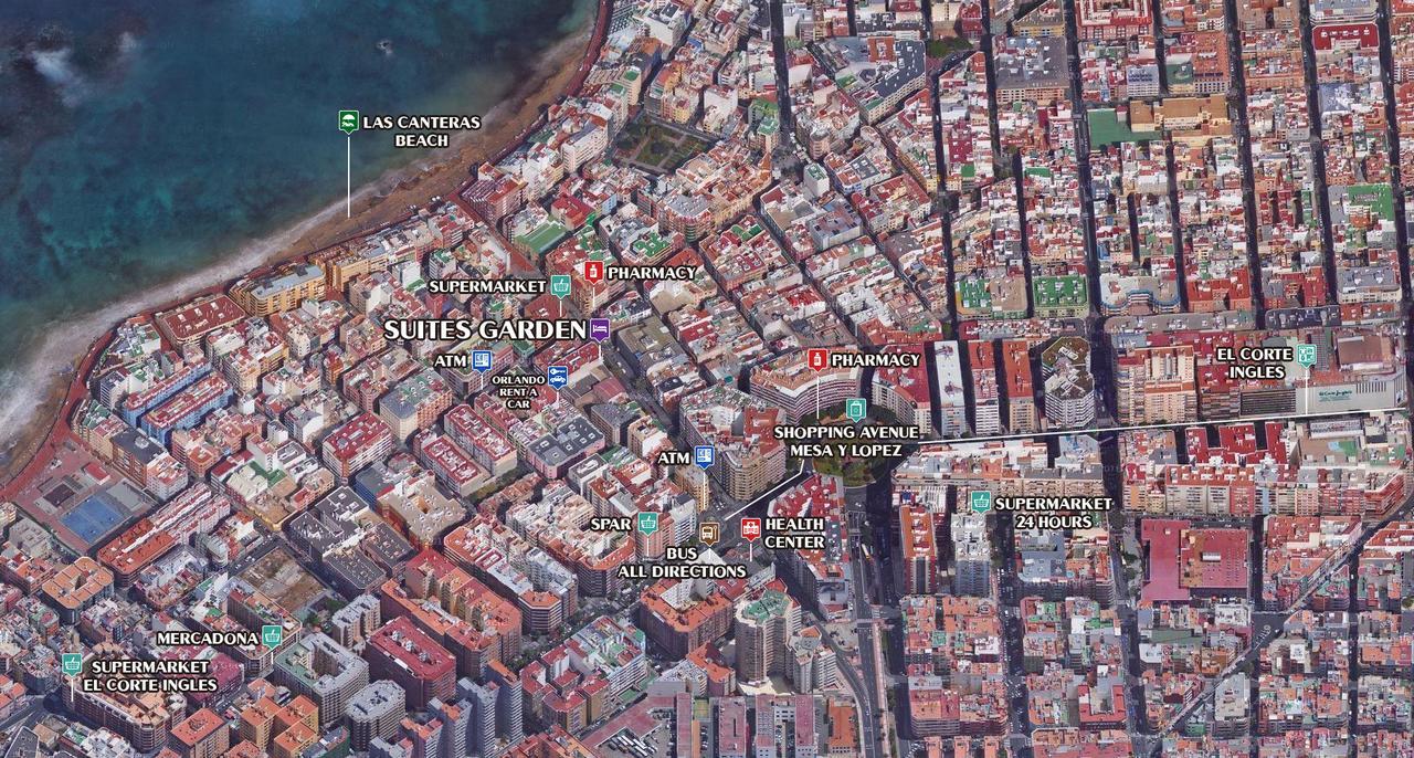 Suites Garden Loft Picasso Las Palmas de Gran Canaria Ngoại thất bức ảnh
